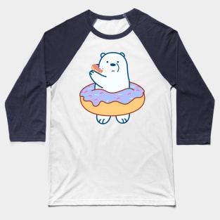 Ice Bear We Bare Bears Donut Baseball T-Shirt